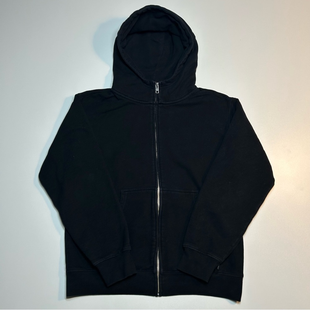 Tna Aritzia Cozy Fleece Perfect Full Zip Hoodie Black Size S - Picture 1 of 6